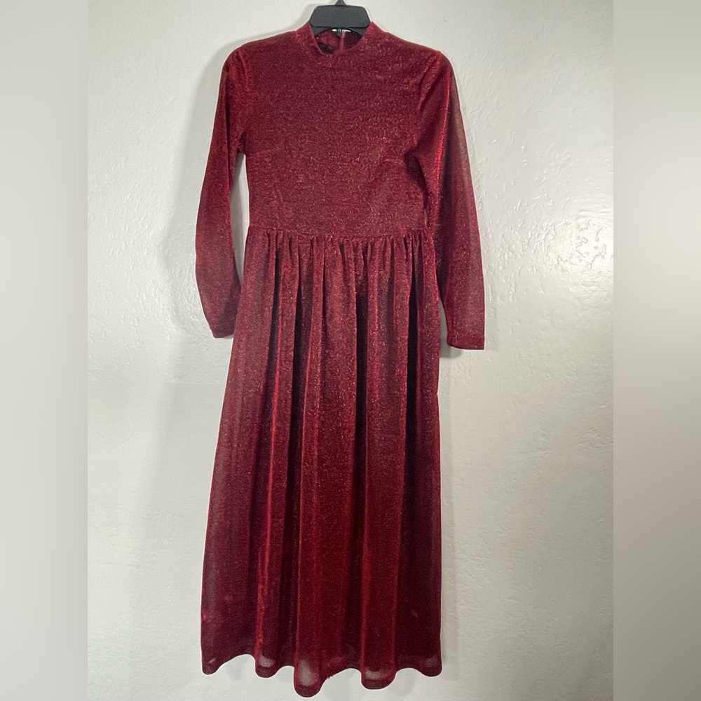 Shein long sleeve, baby doll maxi dress